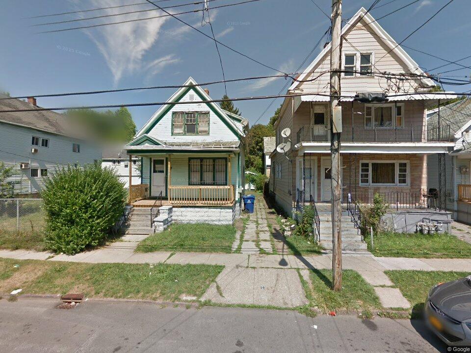 Street view of the two-family home at 98 Box Ave, Buffalo NY