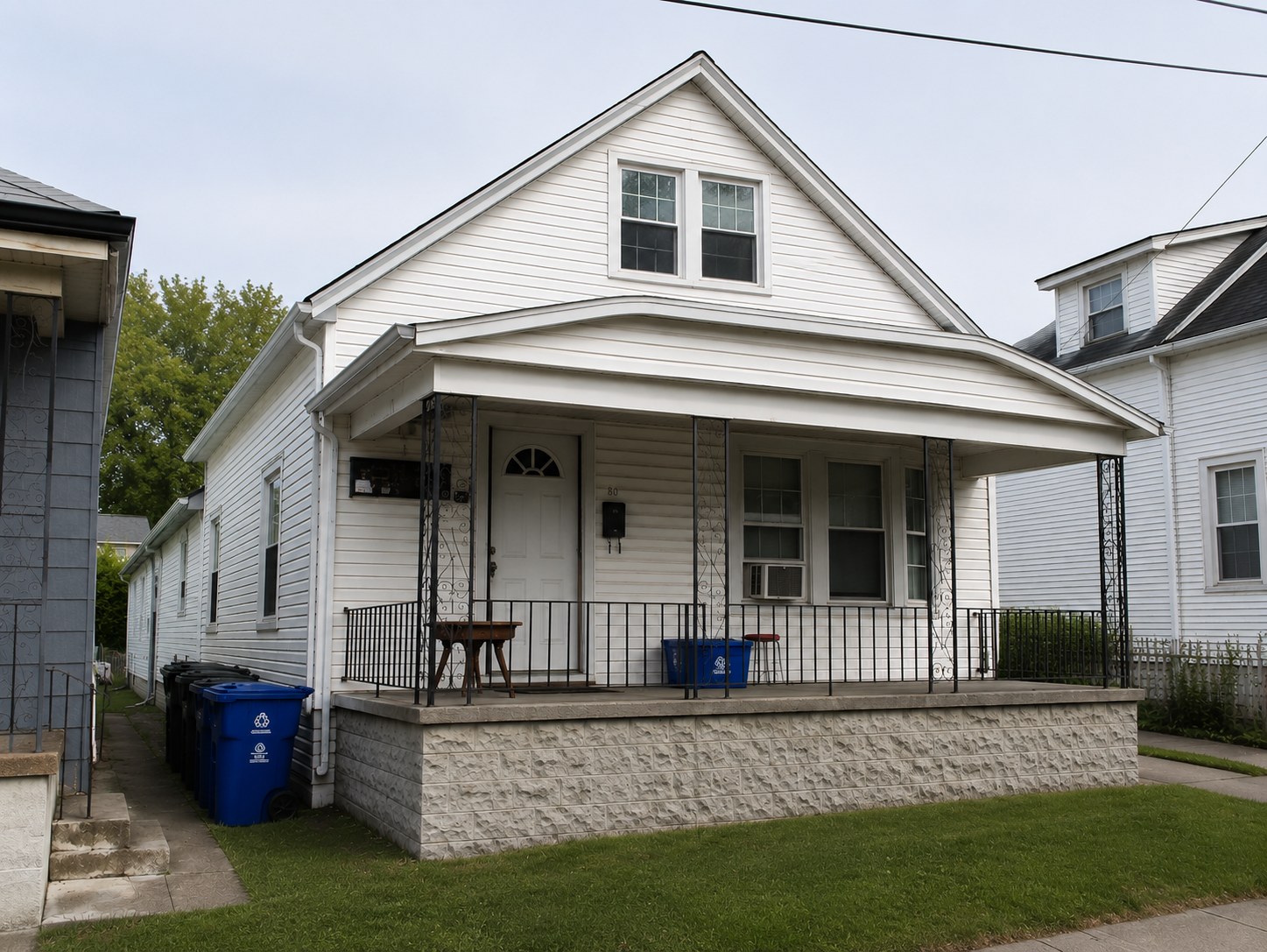 Exterior of the two-family home at 105 Detroit St, Buffalo NY